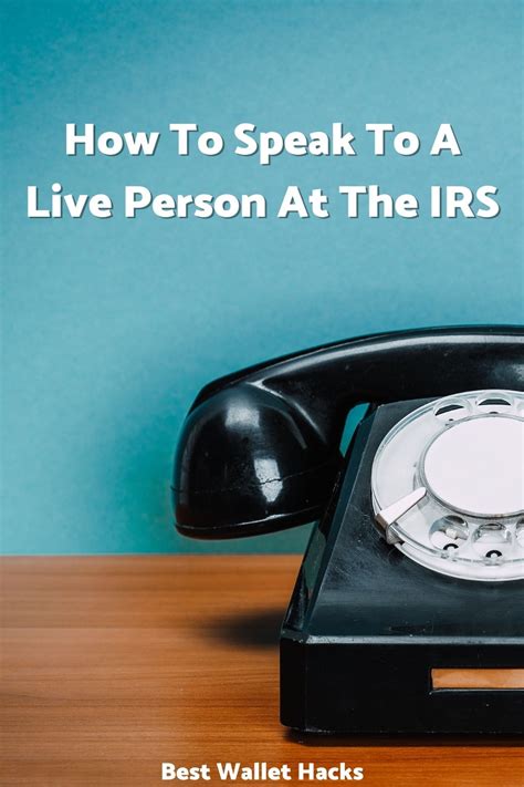 irs phone number to talk to a person